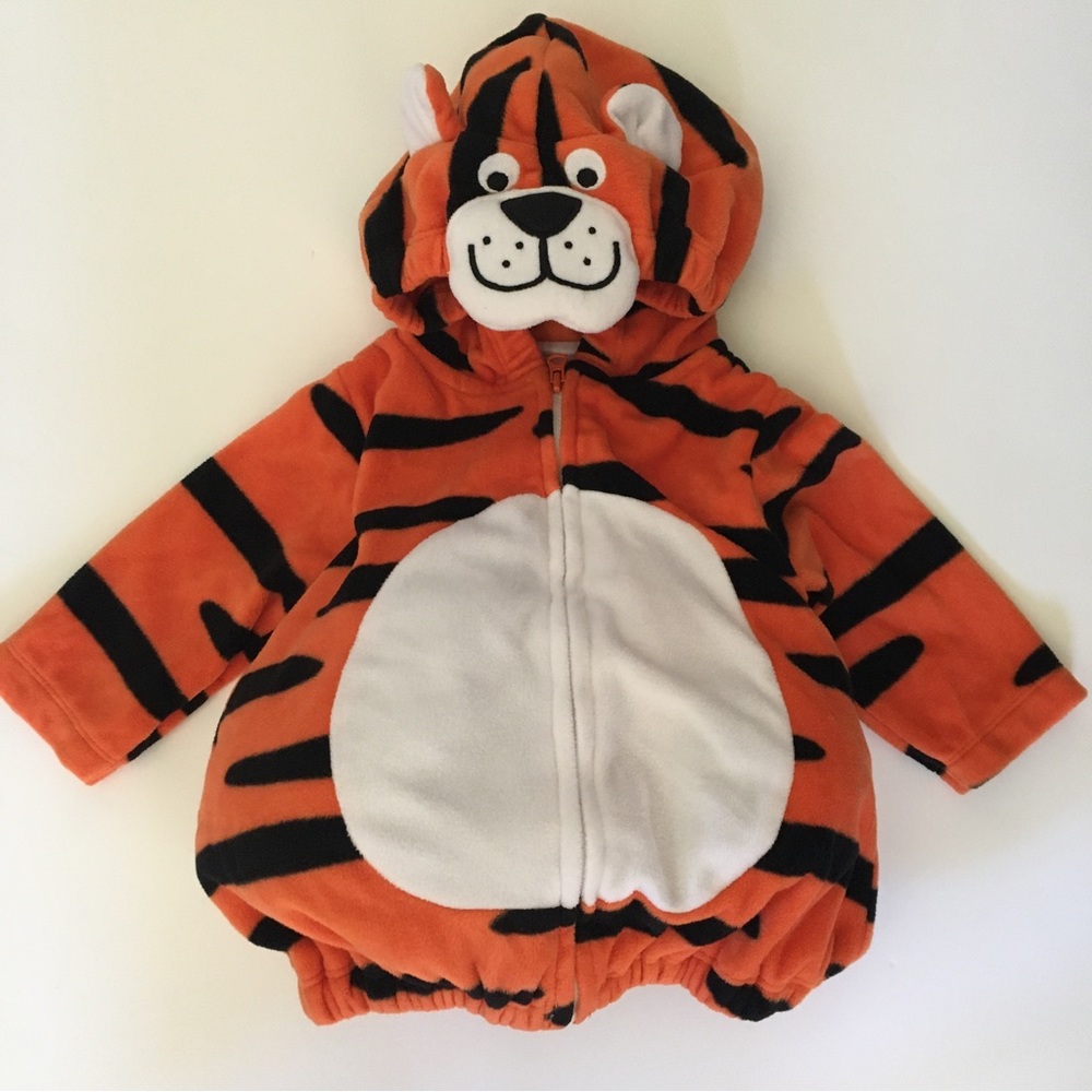 Carters (3-6M) Tiger Halloween Costume Top Hooded Jacket Infant Outerwear 🎃